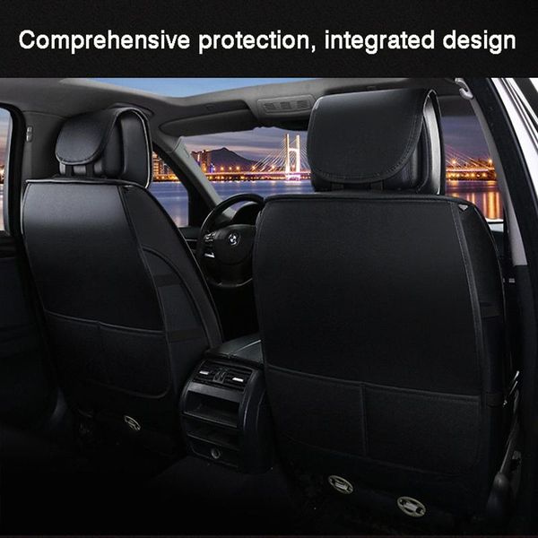 

car seat covers hlfntf fully-enclosed leather plus linen four season for cushions
