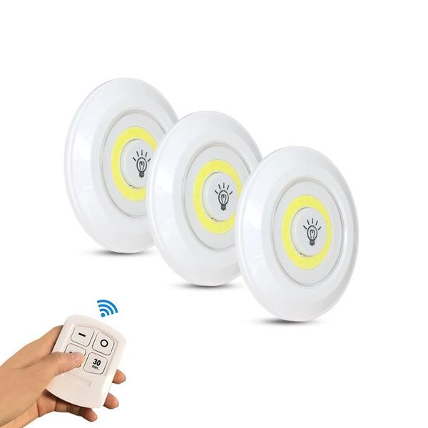 

cabinet light super bright cob 3w led remote control wireless dimmable night lamp for home closet wardrobe kitchen stair