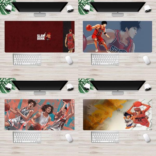 

mouse pads & wrist rests anime slam gamer play mats mousepad animation xl large keyboard pc desk mat takuo tablet mousepads