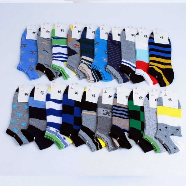 

men's colorful breathable and sweat absorbing cotton summer boat shallow moisture socks, Black