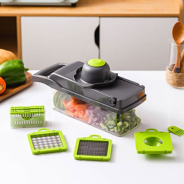

vegetable cutter fruit slicer multifunctional grater shredders drain basket peeler 8 in 1 gadgets kitchen accessories tool