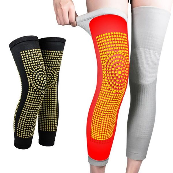 

arm & leg warmers thermal cotton warmer wormwood knee pads protector for cycling 2 pack winter warm brace compression sleeve support, Black