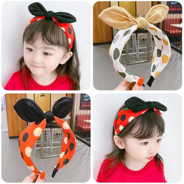 

hair accessories children's bow bands cute little girls hairpins baby non-slip headbands princess headdresses cartoon, Slivery;white