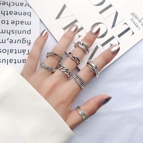 

roman numeral ring for women's fashion and personality, Black