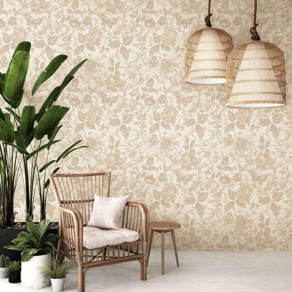 

wall stickers 40*250cm floral pattern self adhesive wallpaper vintage european pastoral style removable decals home decoration
