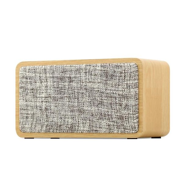 

wireless mini speakers portable bluetooth speaker for phone o home stereo music player cloth wooden outdoor