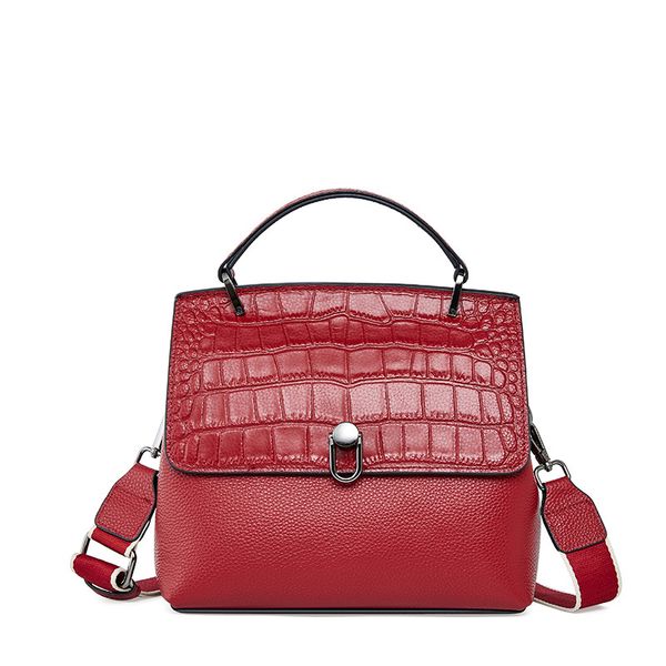 

women's stone patter genuine cow leather tote layer cowhide satchel bags