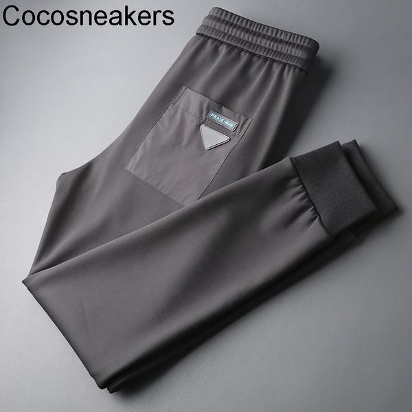 

women's pants & capris 2021 winter foot guard men's plush thickened warm fashion elastic waist slim casual, Black;white