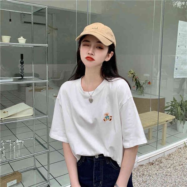 

polos ytx325 summer red net style loose design short female shirt, White