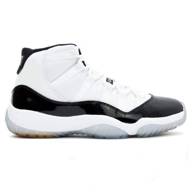 

etallic silver 11 11s high 45 mens basketball shoes bred gamma blue barons men sports women sneakers trainers 5xiad, Black