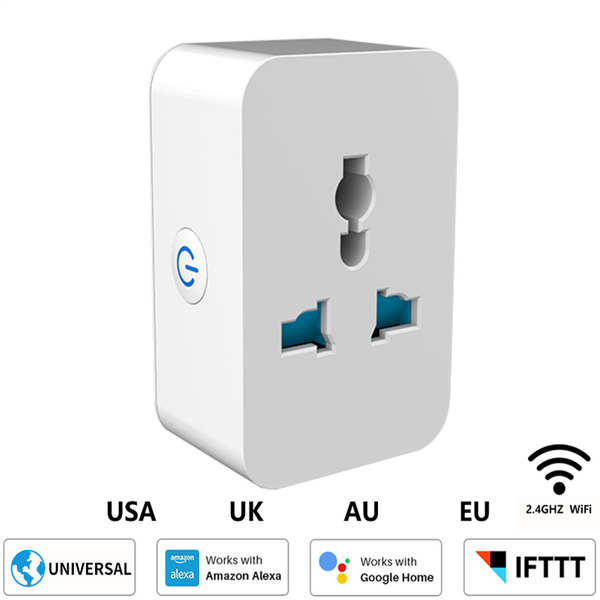 

smart power plugs wifi + bluetooth timer multi-function switch socket 10a 15a plug