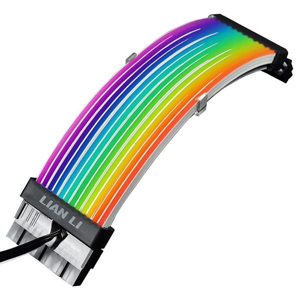 

fans & coolings lianli strimer plus 5v a-rgb power extension cable use for motherboard atx 24pin pci-e gpu 8pin+8pin / transfer