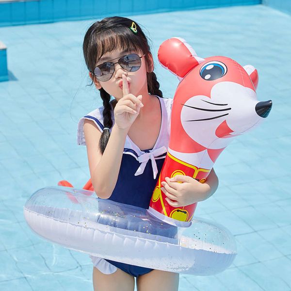 

swimming ring ins thickened children's sequins 12 chinese zodiac swimming boys and girls armpit circle inflatable toys