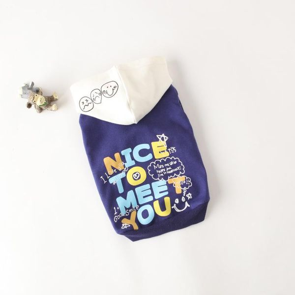 

dog apparel 2021 dress pets clothes pure cotton elastic force printing gogo wei