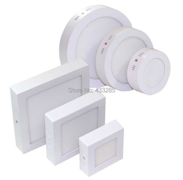 

downlights 6w 12w 18w super bright round led surface mounted ceiling light smd 2835 panel for home bedroom kitchen room illumination