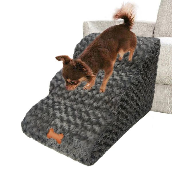 

dog stairs pet 3 steps sponge small cat house sofa ramp ladder anti-slip removable dogs bed supplies kennels & pens