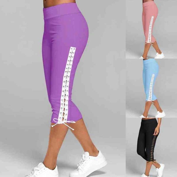 

female casual women high elastic soft sports pants bottoms pants high waist for sports, Black;white