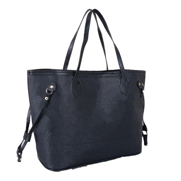 

classic m41180 women 2pcs set totes handbags clutch bags purse leather shoulder bags hobo bag boston sac Ã main france lady bag