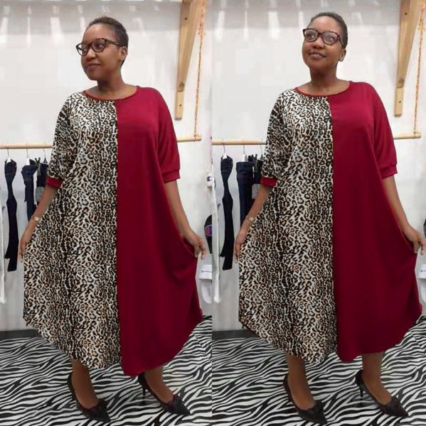 

ethnic clothing summer african women printing plus size long dress y5jj, Red