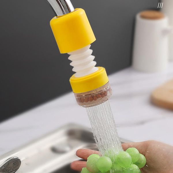 

kitchen faucets rotatable filter shower nozzle extended water swivel head bubbler extender splash-proof faucet accessories