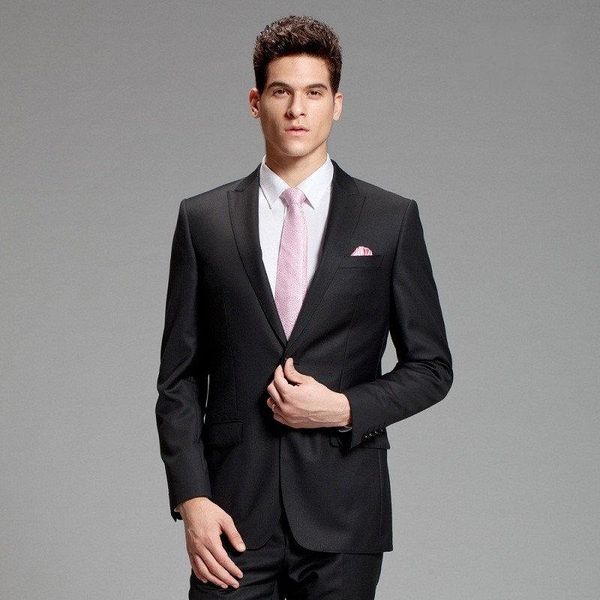 

men's suits & blazers 2021 latest coat pant designs terno black formal business meeting men suit blazer jacket slim fit tuxedos 2 piece, White;black
