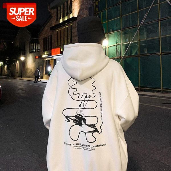 

sweatshirt men's loose large size hooded korean style trendy youth student pullover casual jacket women #tf9c, Black
