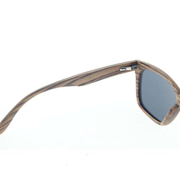 

fashion sunglasses sunglasses retro custom wooden sun glasses polarized men, Black