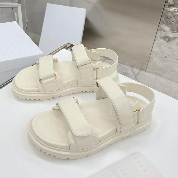 

sandals 2021 summer women's flat white platform casual shoes ladies open toed sports black beach shoe