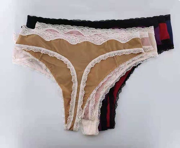 

panties mid waist lace side briefs women's underwear, Black;pink