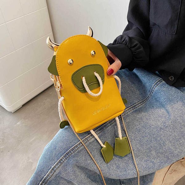 

cute cartoon female 2021 korean ins girl ugly cute msenger fashion mobile phone shoulder bag