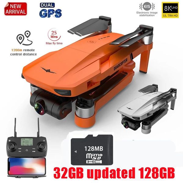 

drones 2021 kf102 gps mini foldable drone with wifi 4k hd camera 2-axis anti-shake gimbal profesional brushless fpv quadcopter toy