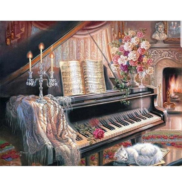 

diamond painting senyuart full drill diy 5d piano picture cross stitch masic kits embroidery round square crafts home wall decor