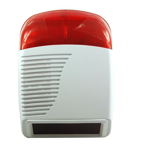 

alarm systems 433mhz wireless waterproof solar power external outdoor strobe siren for system ag security