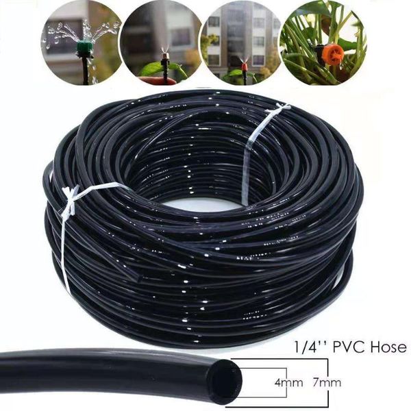 

watering equipments 5/10/20/30/40/50m garden hose 3/5 4/7mm pvc drip pipe micro irrigation system tubing sprinkler for greenhouse