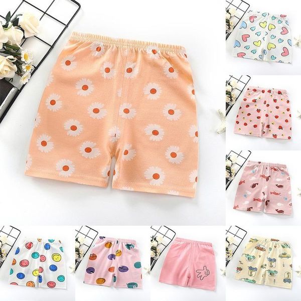 

trousers children loose printed shorts kids cartoon baby short boys girls summer fashion casual breathable korea style, Blue