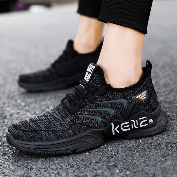 

shoes spring and autumn casual flying woven men's single casual sports fashion zm-56 7g19 875w, Black