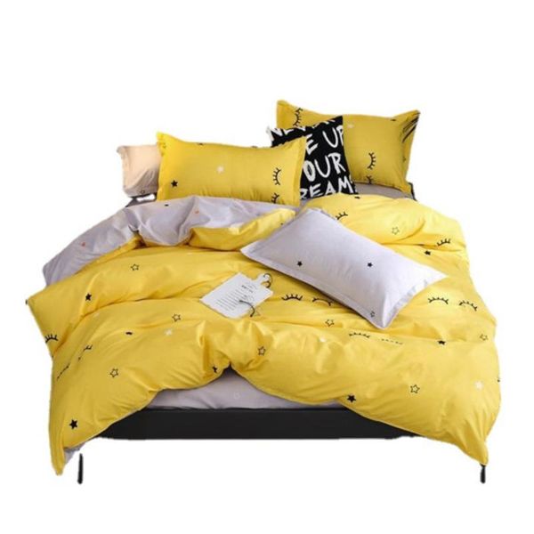 

bedding sets alanna printed solid home set 4-7pcs lovely pattern with star tree flower