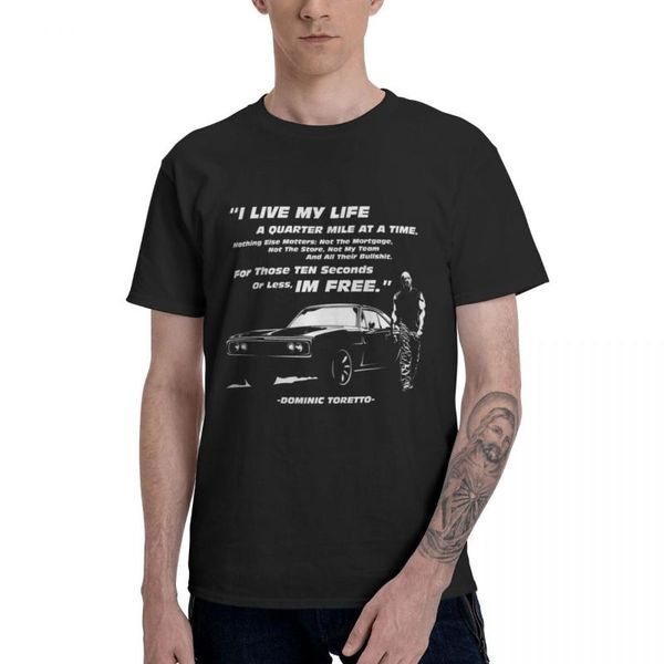 

men's t-shirts fast and furious im printed oversized men t shirt polyester goth tee streetwear, White;black