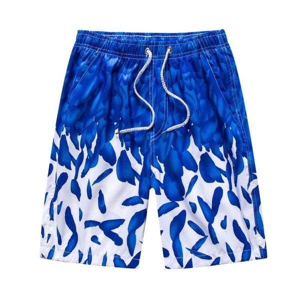 

men's shorts summer loose pants outdoor quick-drying swimming appliques printed five-point beach 2021 #20, White;black