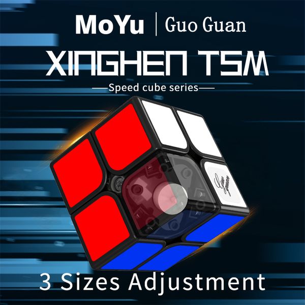 

MoYu Magnetic Cube GuoGuan 2x2x2 XingHen TSM Magnet 2x2 Magic Puzzles WCA Professional Speed Cube Educational Toy Game Stickers