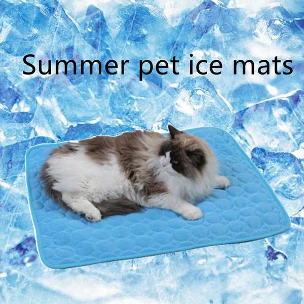 

cat beds & furniture summer pet mat ice dog kennel silk cool