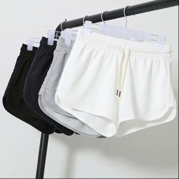 

summer casual high waist womens shorts black white loose beach, White;black