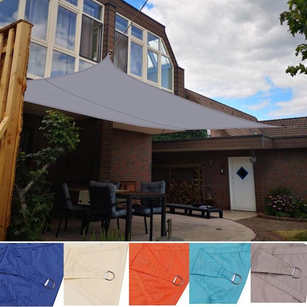 

waterproof polyester square rectangle shade sail garden terrace canopy swimming sun camping hiking yard awning