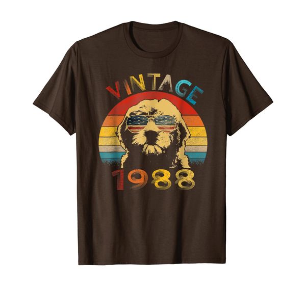 

Vintage 31st Bday Shirt 1988 31 Years Old Retro Goldendoodle, Mainly pictures