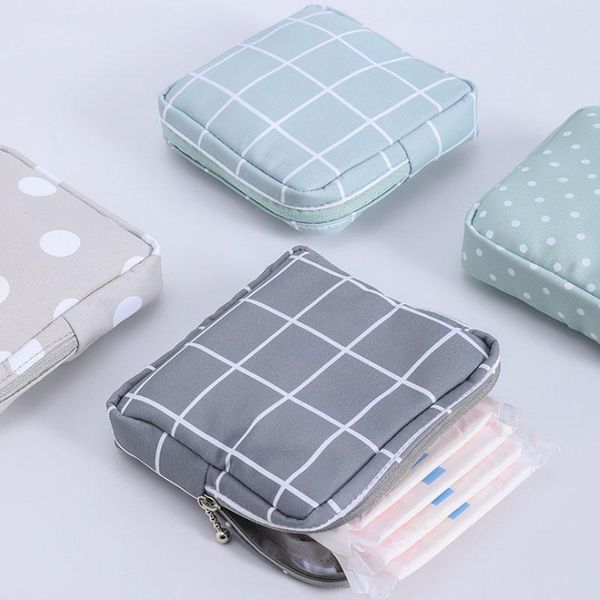

storage bags bag cosmetic simple pattern girl napkin