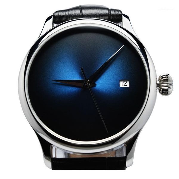 

tianjin seagull st1812 movement automatic men watches sapphire crystal 50atm mechanical watch fashion casual wristwatch for male wristwatche, Slivery;brown