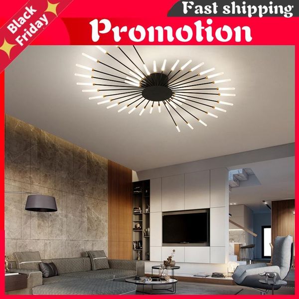 

fireworks led chandelier for living room bedroom home modern ceiling lamp lighting pendant lamps