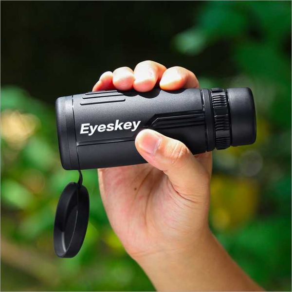 

telescope & binoculars eyeskey optics 42mm waterproof portable monocular quality for hunting high power with bak4 prism