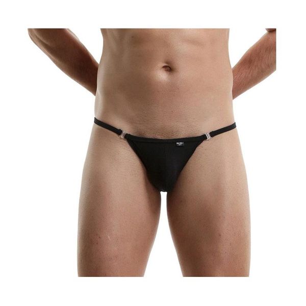 

underpants men underwear briefs male panties nylon cueca low waist man boy slip, Black;white