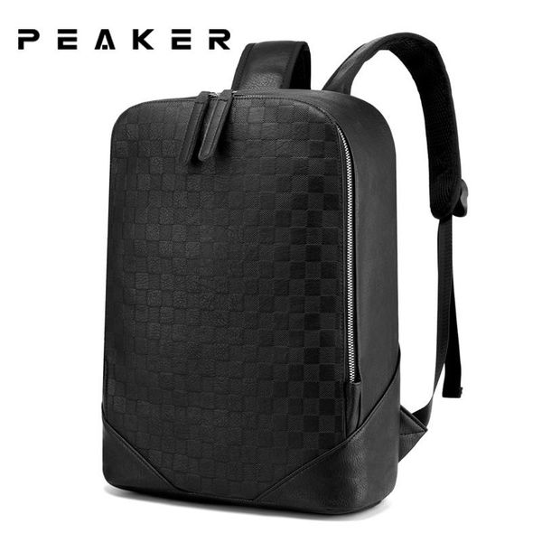

backpack peaker men's high capacity waterproof school lapbag male anti-theft casual travel